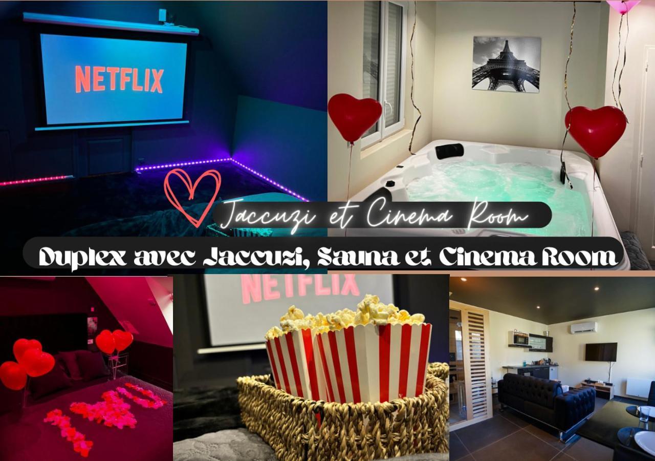 Magnifique Duplex Avec Jaccuzi, Sauna Et Cinema Room Privatif Fontenoy  Exteriör bild